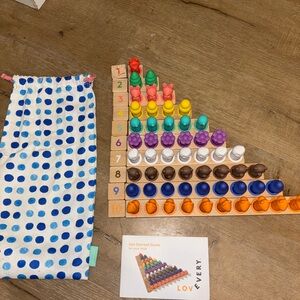 Lovevery Montessori Math Bars & Number Tiles